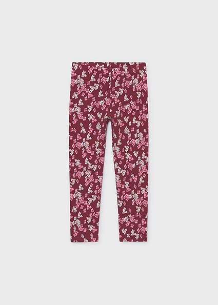Mayoral,bordó,apró virág mintás,belül polár,leggings